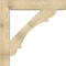 Ekena Millwork Olympic Block Rough Sawn Bracket w/ Offset Brace, Douglas Fir, 8"W x 42"D x 42"H BKT0806X42X42OLY05RDF - alternate 2